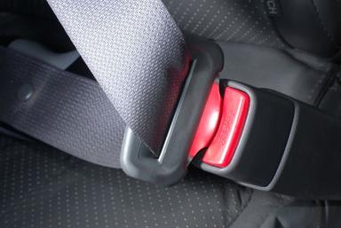 Black Color Car Seat Belt