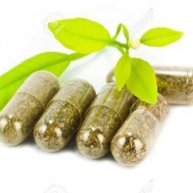 Herbal Medicine Pills With Green Plan