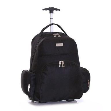 Polyester Traveling Backpack Bag With Trolley
