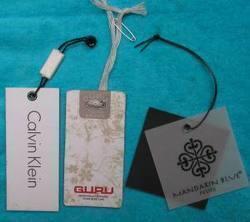 Washable Garment Hang Tags And Labels Badges