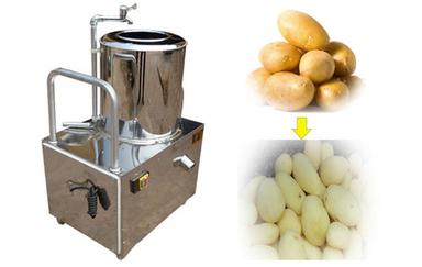 Stainless Steel Potato Washing And Peeling Machine
