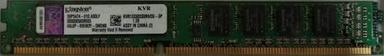Value Ram Kvr1333D3S8N9/2G-Sp 2Gb Ddr3 1333Mhz Dimm Desktop Memory (Kingston) Warranty: 3 Years
