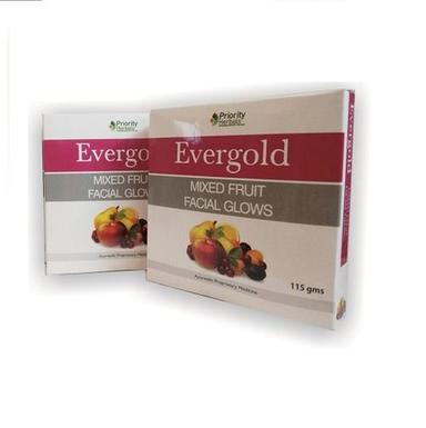 Herbal Product Evergold Mixed Fruit Facial Kit