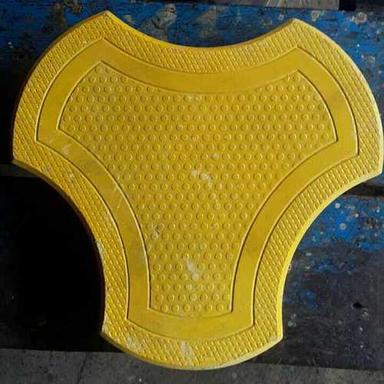 Yellow Color Chakra Shape Paver Block For Floor