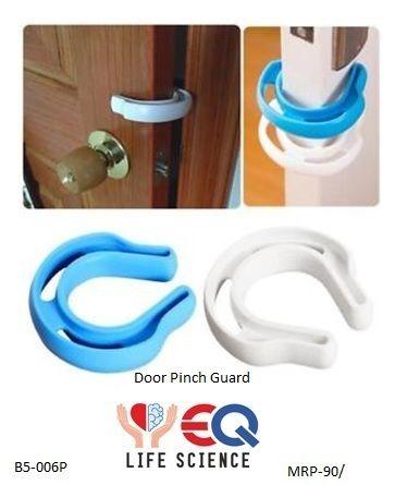 Blue White Baby Safety Door Pinch Guard