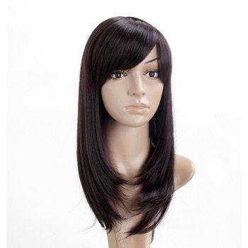 Straight Dark Brown Wig