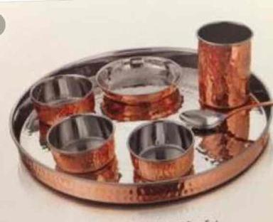 Copper Pooja Thali Set