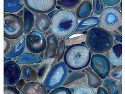 Blue Agate Slab Stones