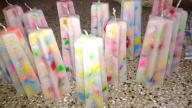 Multi Color Fancy Candle