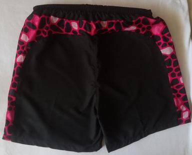 Black & Red Swim Shorts For Men