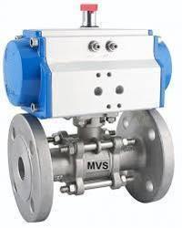 Pneumatic Actuator Operated Ball Valves Port Size: Various Sizes Are Available