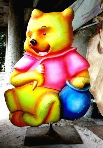 Teddy Bear Cartoon Honey Poo Decorations Statues
