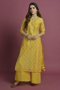Yellow Ladies Designer Salwar Suit