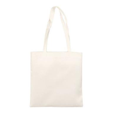 White Cotton Carry Bags With Cotton Handle
