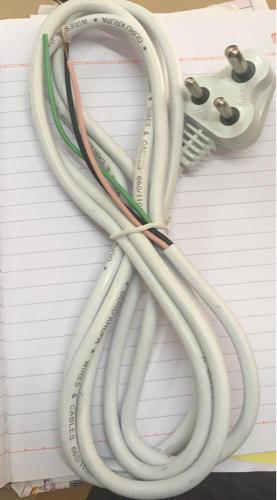 White Light Weight And Shock Proof Mixer Cord Wire