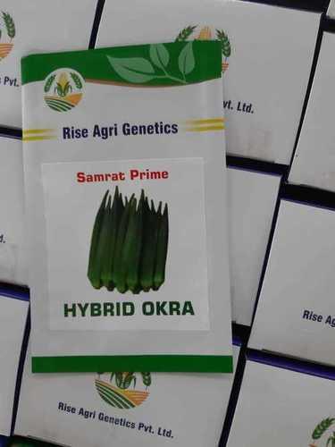 Dark Green 5 Lobed Hybrid Okra Seed