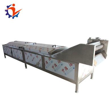 White Automatic Potato Chips Blanching Machine