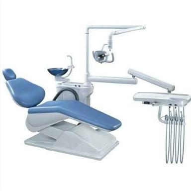 White Blue Dental Chair Unit For Dental Treatment