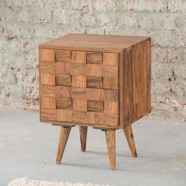 Recyclable Wooden Bed Side Table