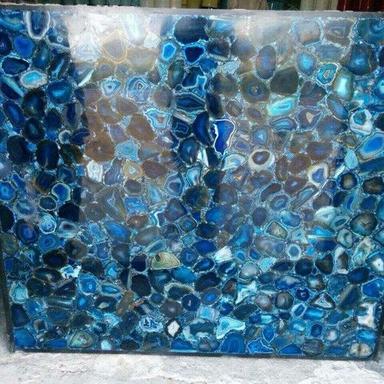 Blue Agate Stone Tiles Thickness: 0.5 - 1 Inch