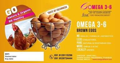 Omega 3-6 Brown Eggs Egg Origin: Chicken