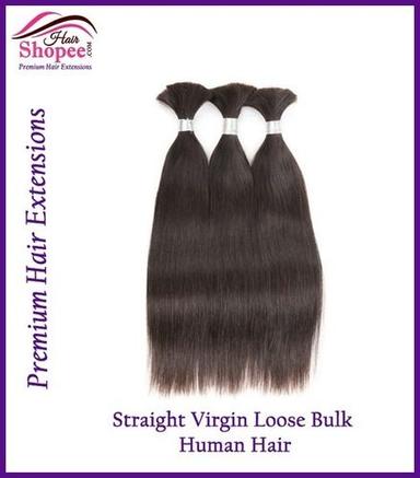 All Color Straight Virgin Loose Bulk Human Hair - 12 Inch