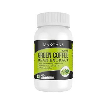 Green Coffee Beans For Weight Loss 1000 mg 60 Capsule (Maxgars)