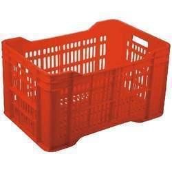 Red Fruit And Vegetable Crates