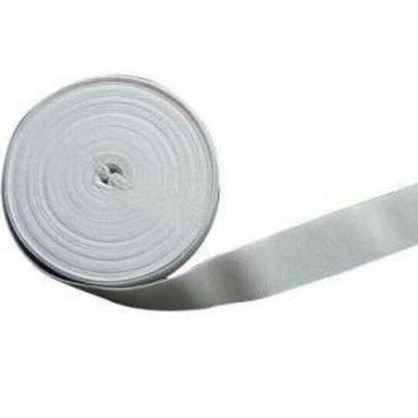 White Cotton Elastic Belt  Size: Customized