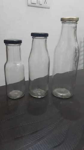 Glass Milk Shake Bottle