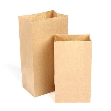 Biodegradable Rectangular Brown Paper Bag