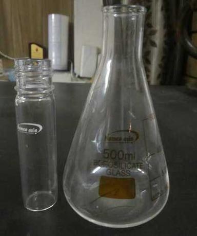 Transparent Color Conical Flask Application: Chemical Laboratory