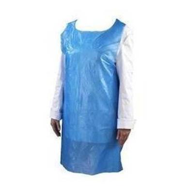 Blue Waterproof Plastic Disposable Apron 