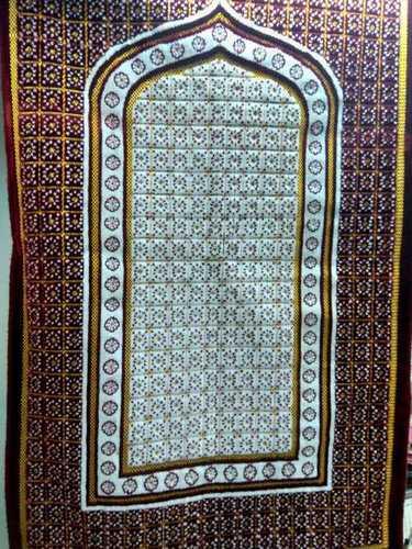 Rectangular Shape Janamaz Carpet Design: Muslim