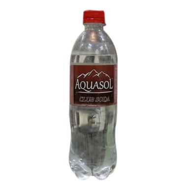 Beverage Aquasol Club Soda Water Bottle