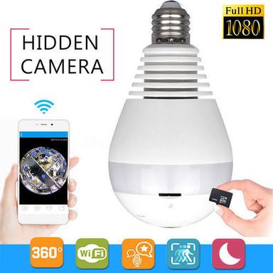 Bulb Lamp Wireless Ip Camera Application: Hotels