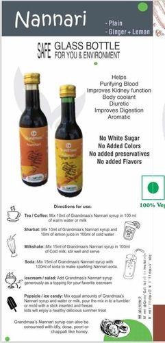 Beverage Natural Herbal Nannari Sharbat