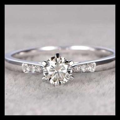 Diamond Studded Engagement Ring Excellent