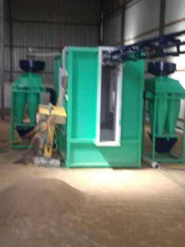 Green Industrial Powder Coating Booth