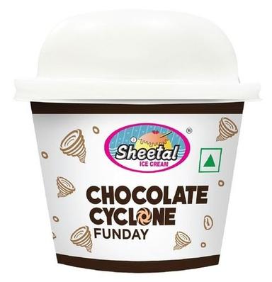  मिल्क चॉकलेट साइक्लोन आइसक्रीम (शीतल) 