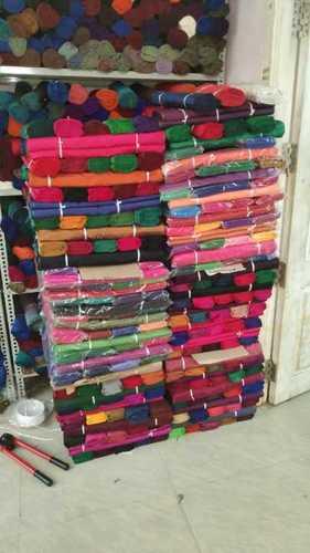 Multicolor Plain Silk Cotton Blouse Fabric