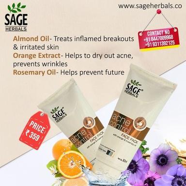 Standard Quality Sage Herbals Acne Control Face Pack