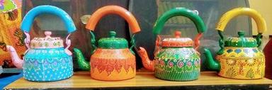 Hand Painted Aluminium Tea Kettle Application: Utensils