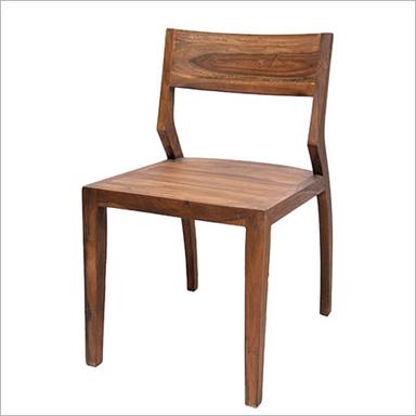 Natural Shesham Color Wooden Dining Chair