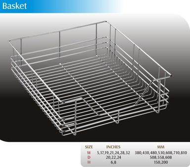 As Per Requirement Stainless Steel Pull Out Basket