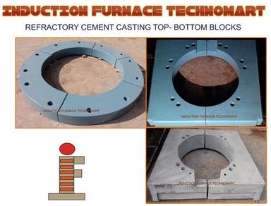  रिफ्रैक्टरी सीमेंट कास्टिंग टॉप-बॉटम ब्लॉक्स
