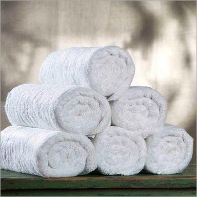 Rolled White Towels