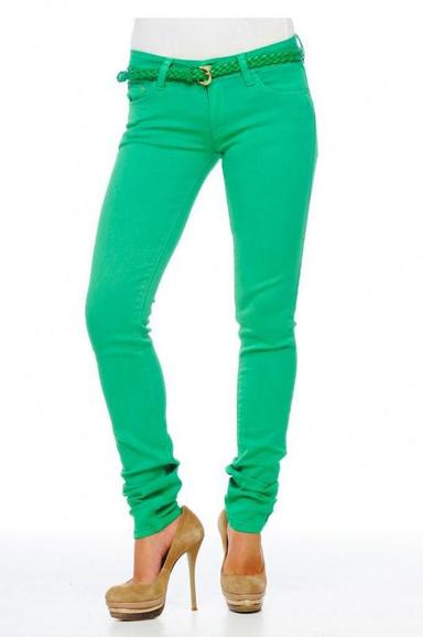 Womens coloured skinny jeans