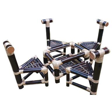 Bamboo Coffee Table Chair Set