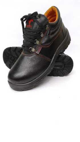 Mens Black Color Safety Shoes